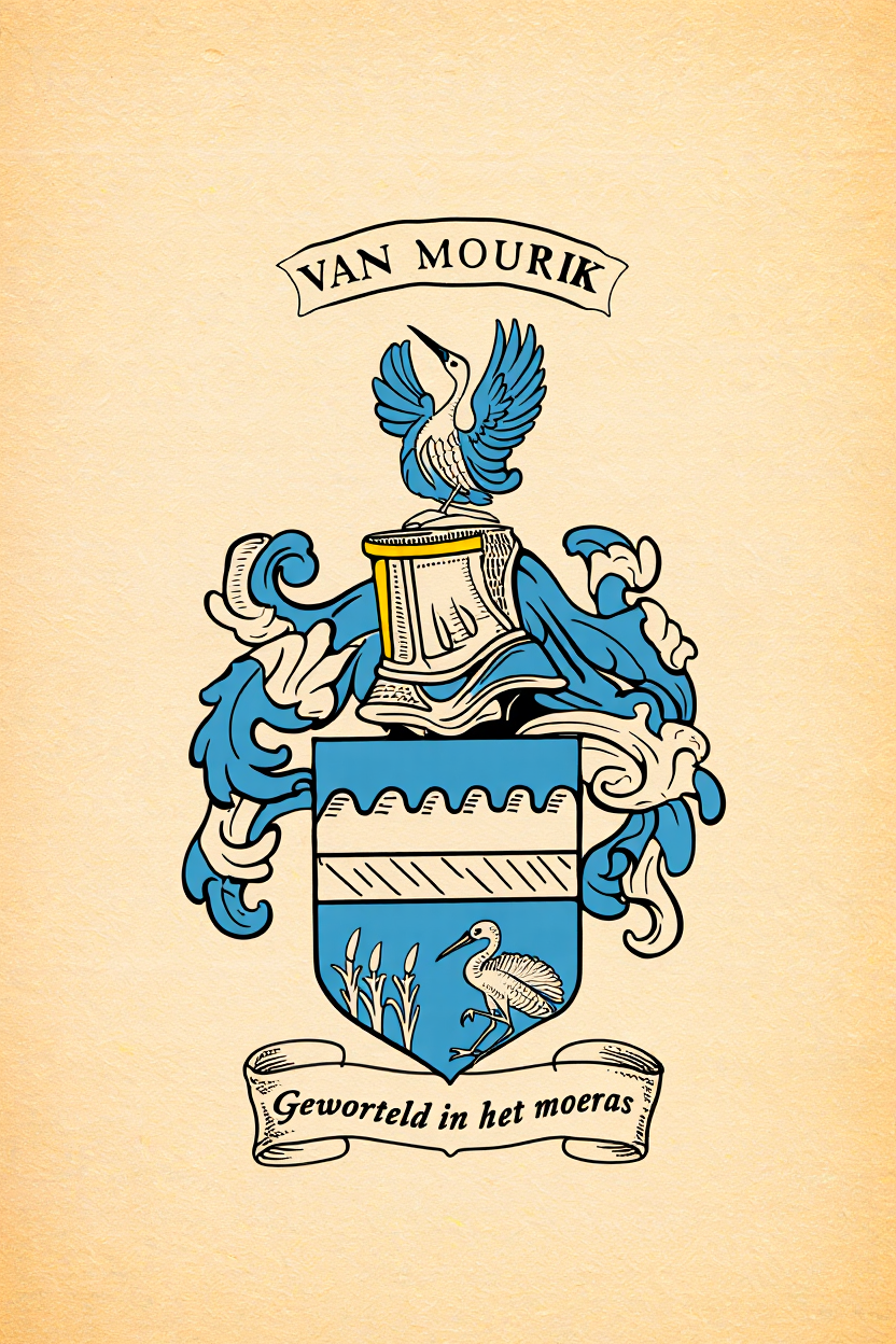 Familiewapen van de achternaam VAN MOURIK