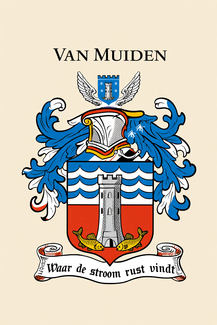 Familiewapen van de achternaam VAN MUIDEN