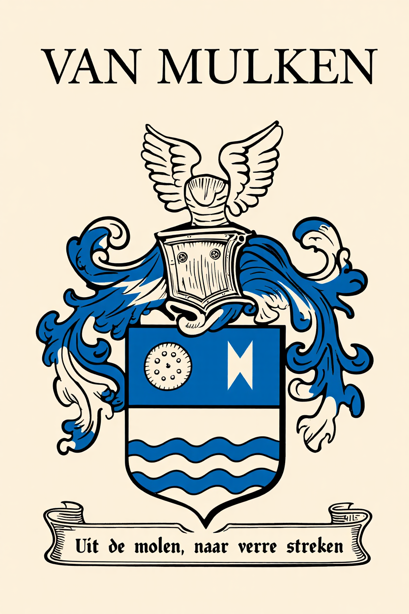 Familiewapen van de achternaam VAN MULKEN