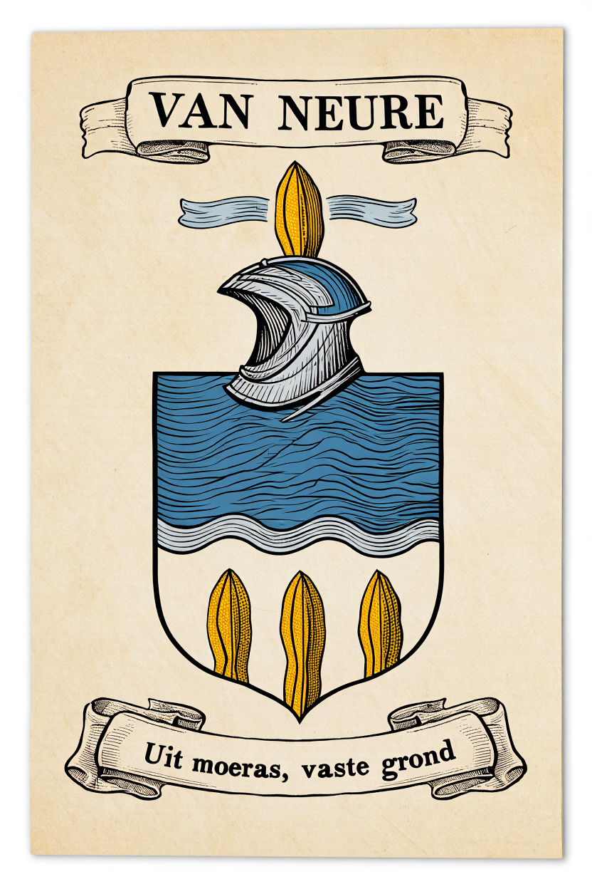 Familiewapen van de achternaam VAN NEURE