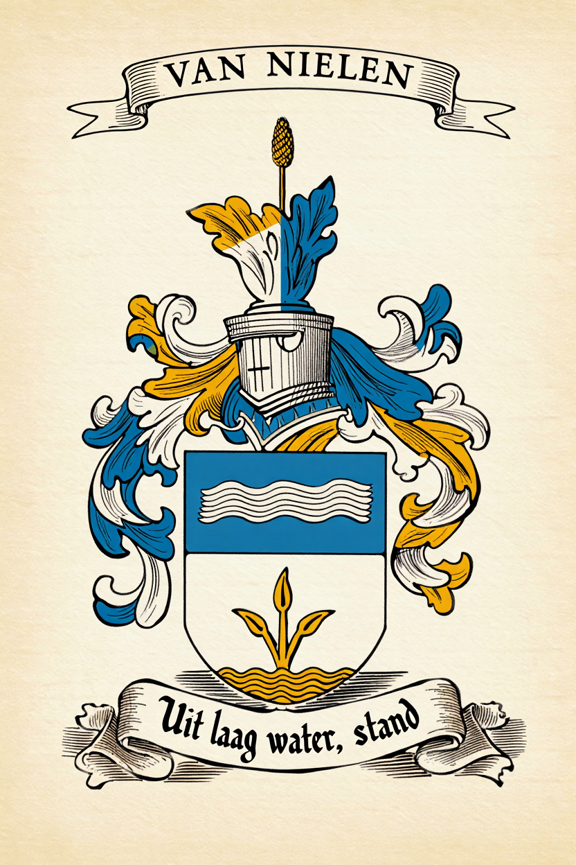 Familiewapen van de achternaam VAN NIELEN