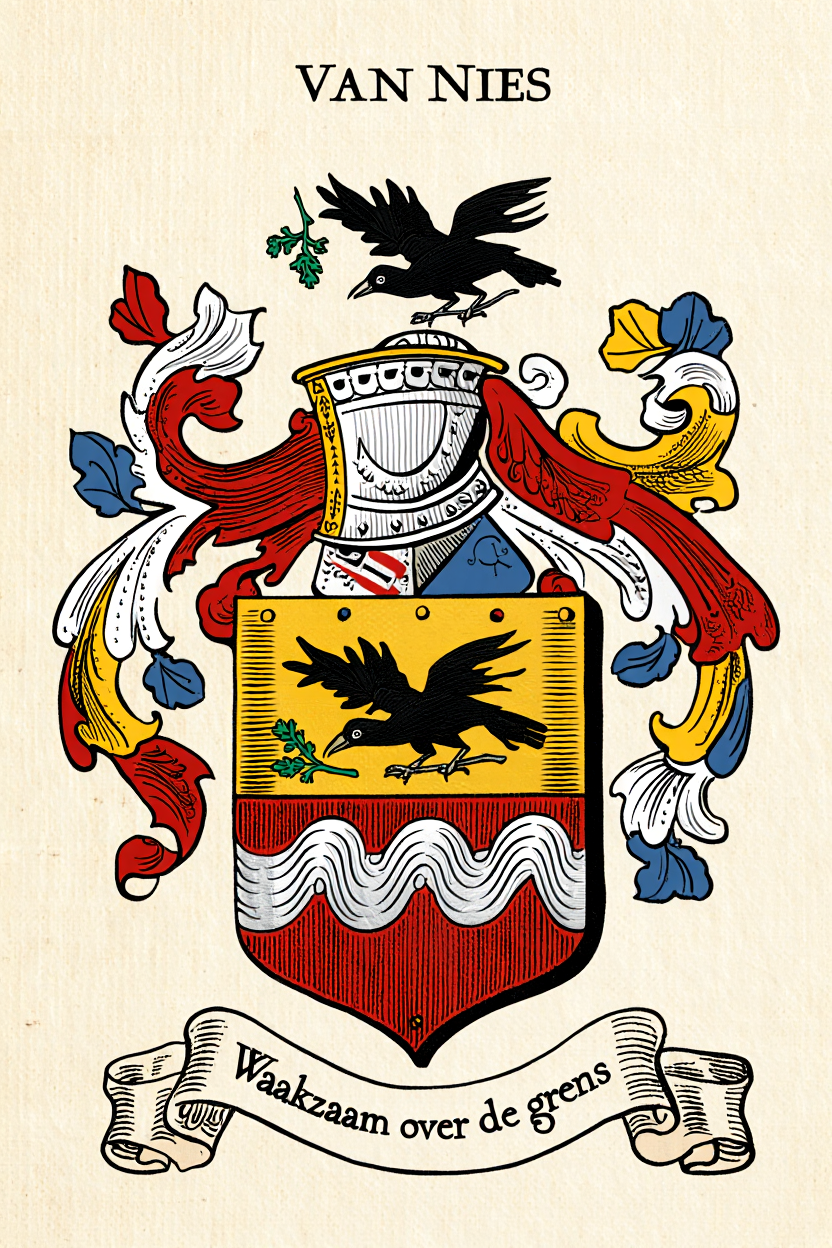 Familiewapen van de achternaam VAN NIES