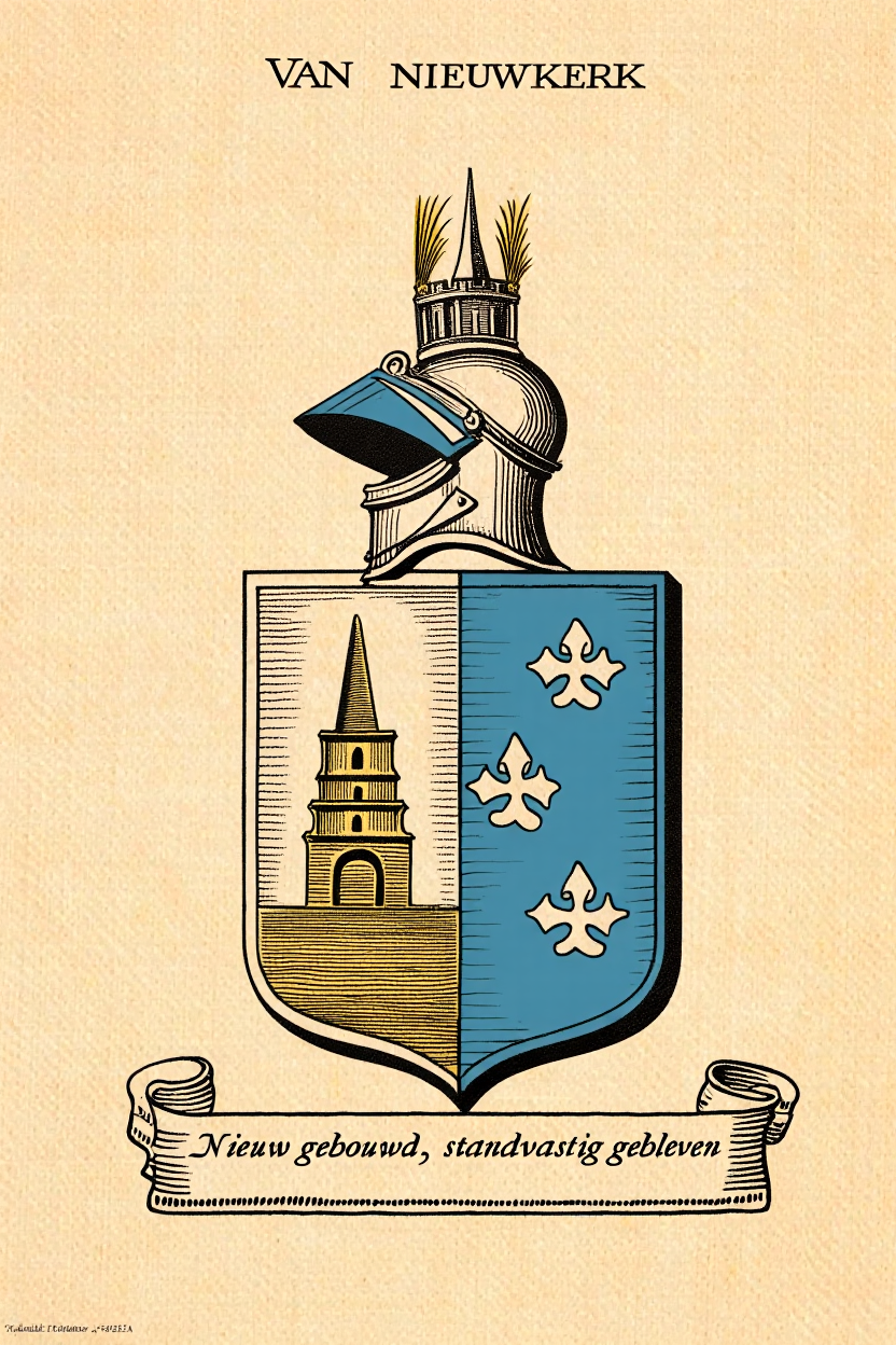 Familiewapen van de achternaam VAN NIEUWKERK