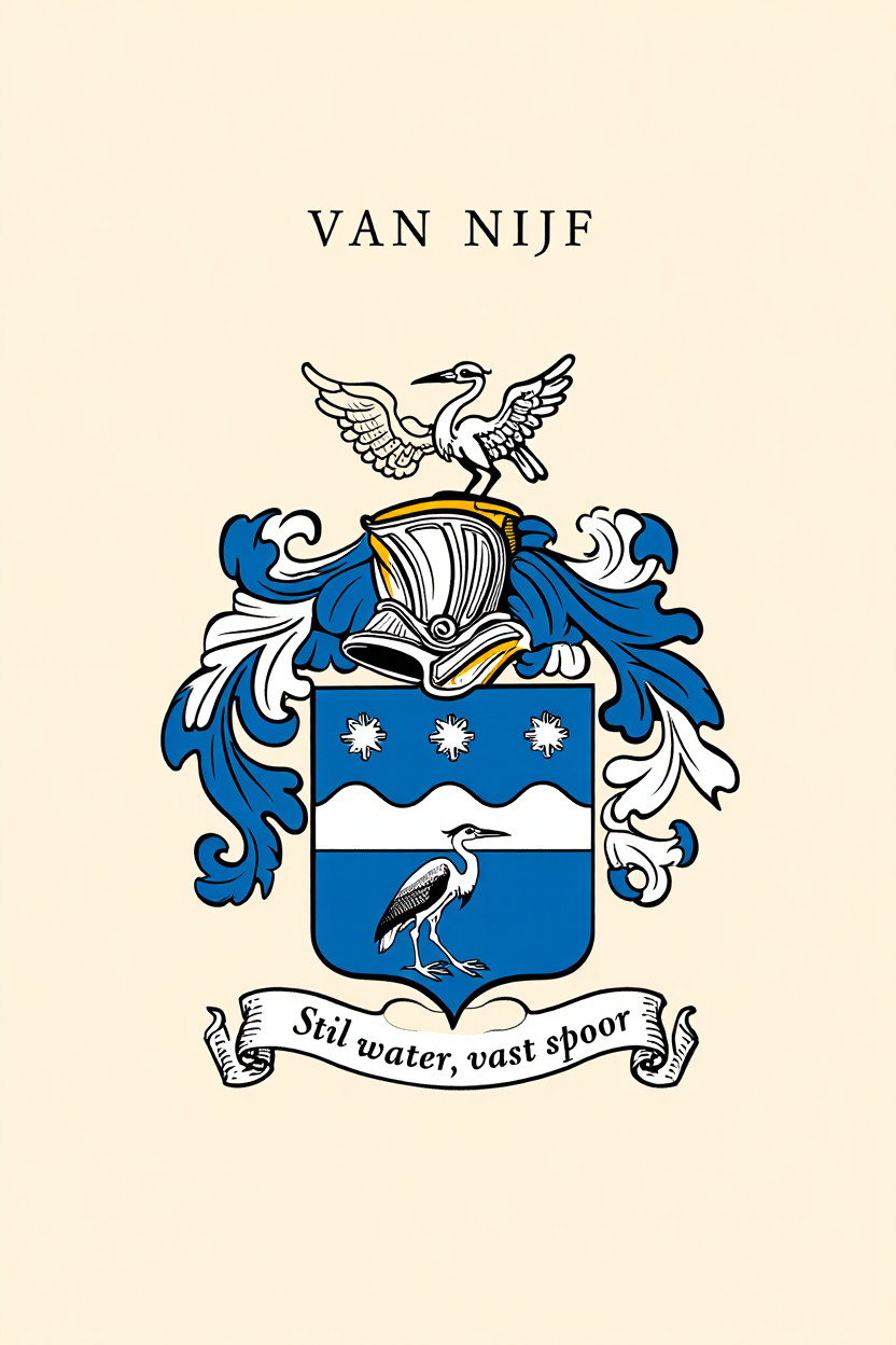 Familiewapen van de achternaam VAN NIJF