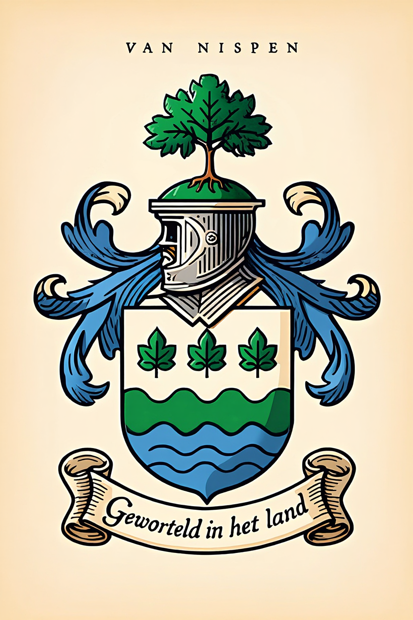 Familiewapen van de achternaam VAN NISPEN