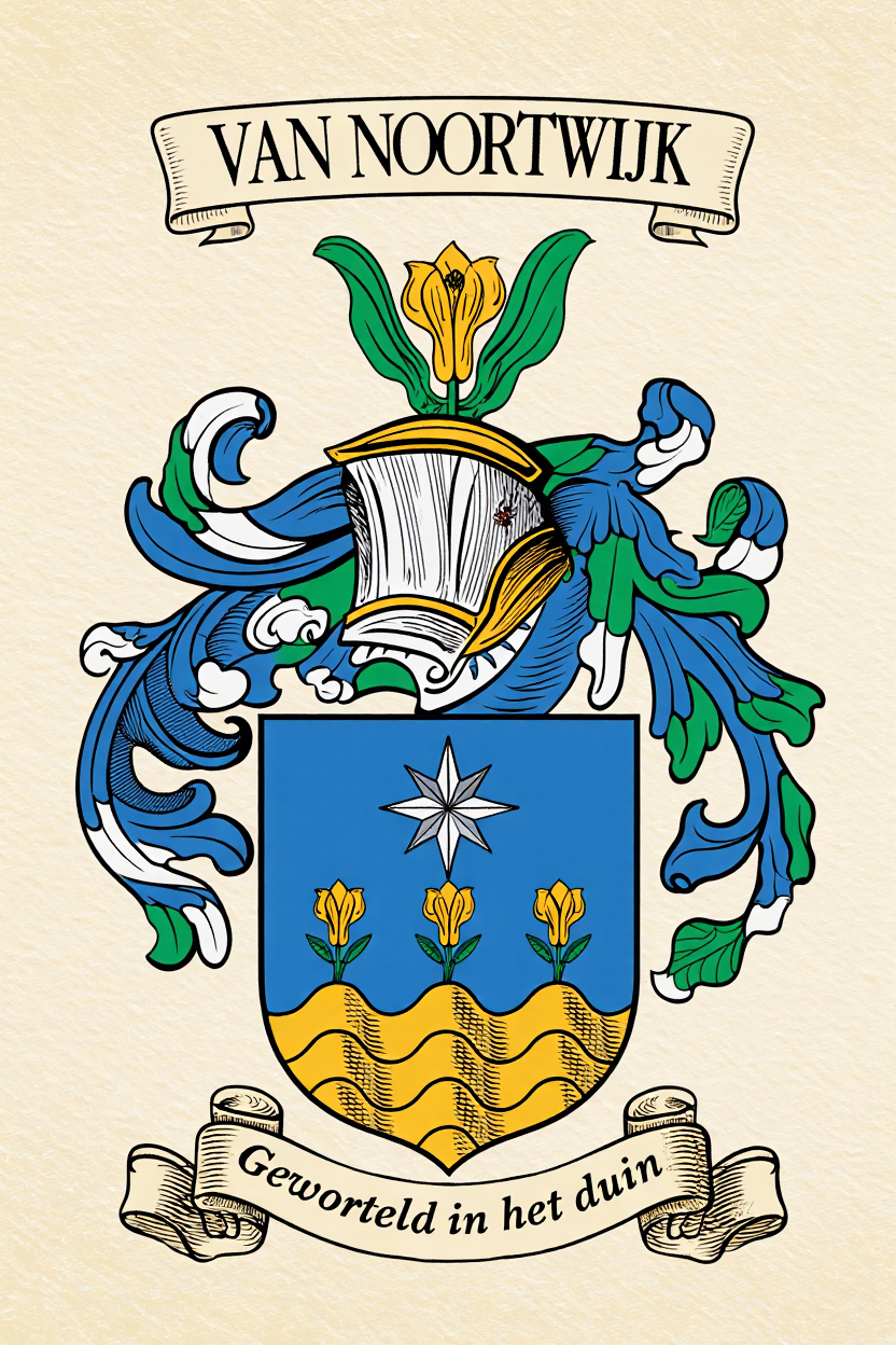 Familiewapen van de achternaam VAN NOORTWIJK