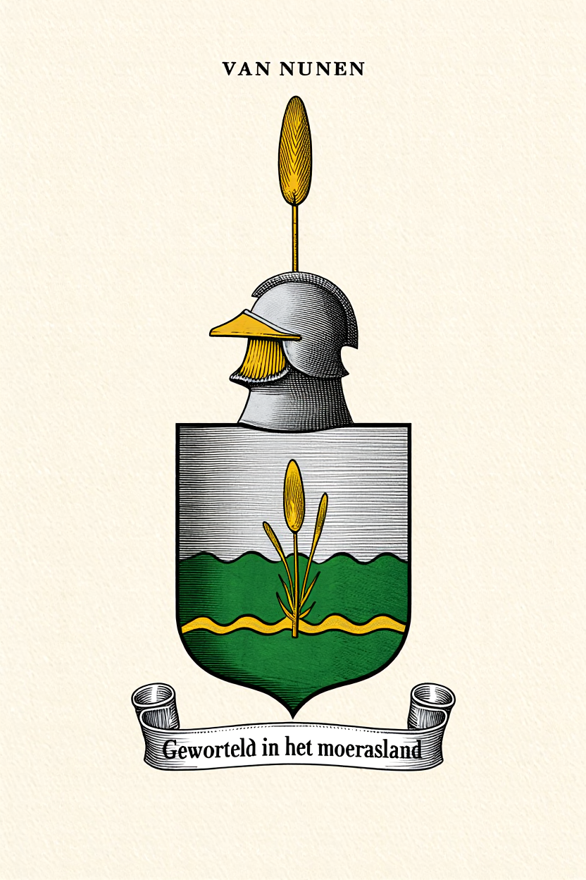 Familiewapen van de achternaam VAN NUNEN