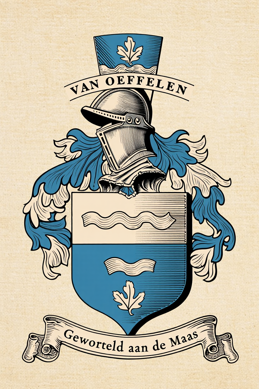 Familiewapen van de achternaam VAN OEFFELEN