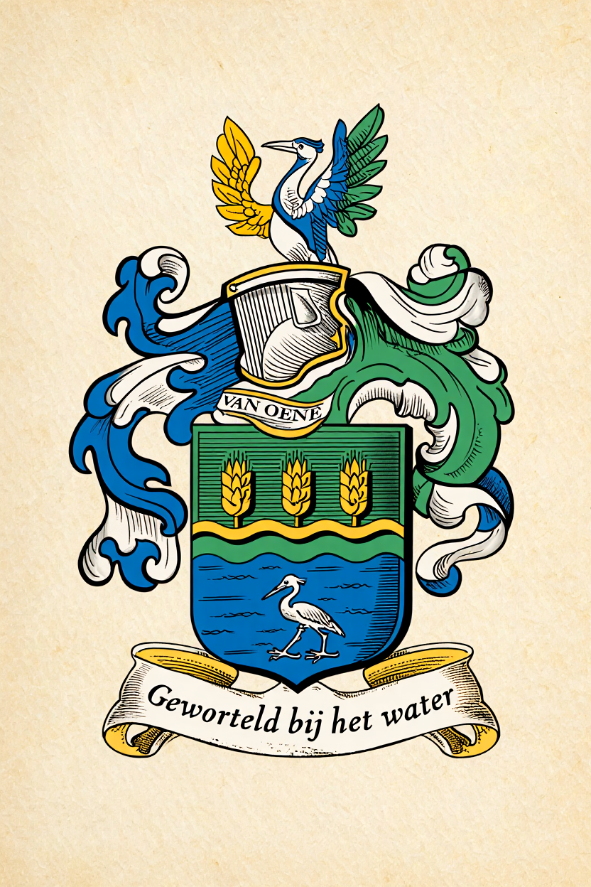 Familiewapen van de achternaam VAN OENE