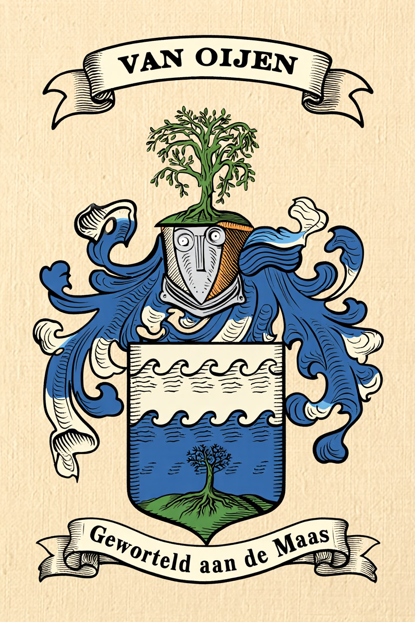 Familiewapen van de achternaam VAN OIJEN