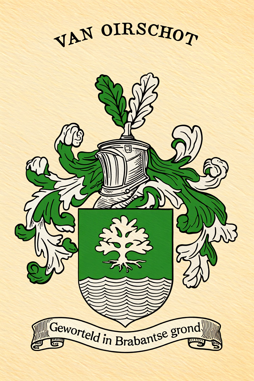 Familiewapen van de achternaam VAN OIRSCHOT