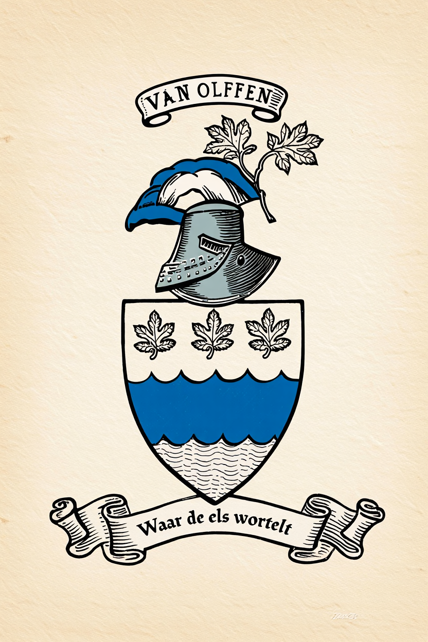 Familiewapen van de achternaam VAN OLFFEN