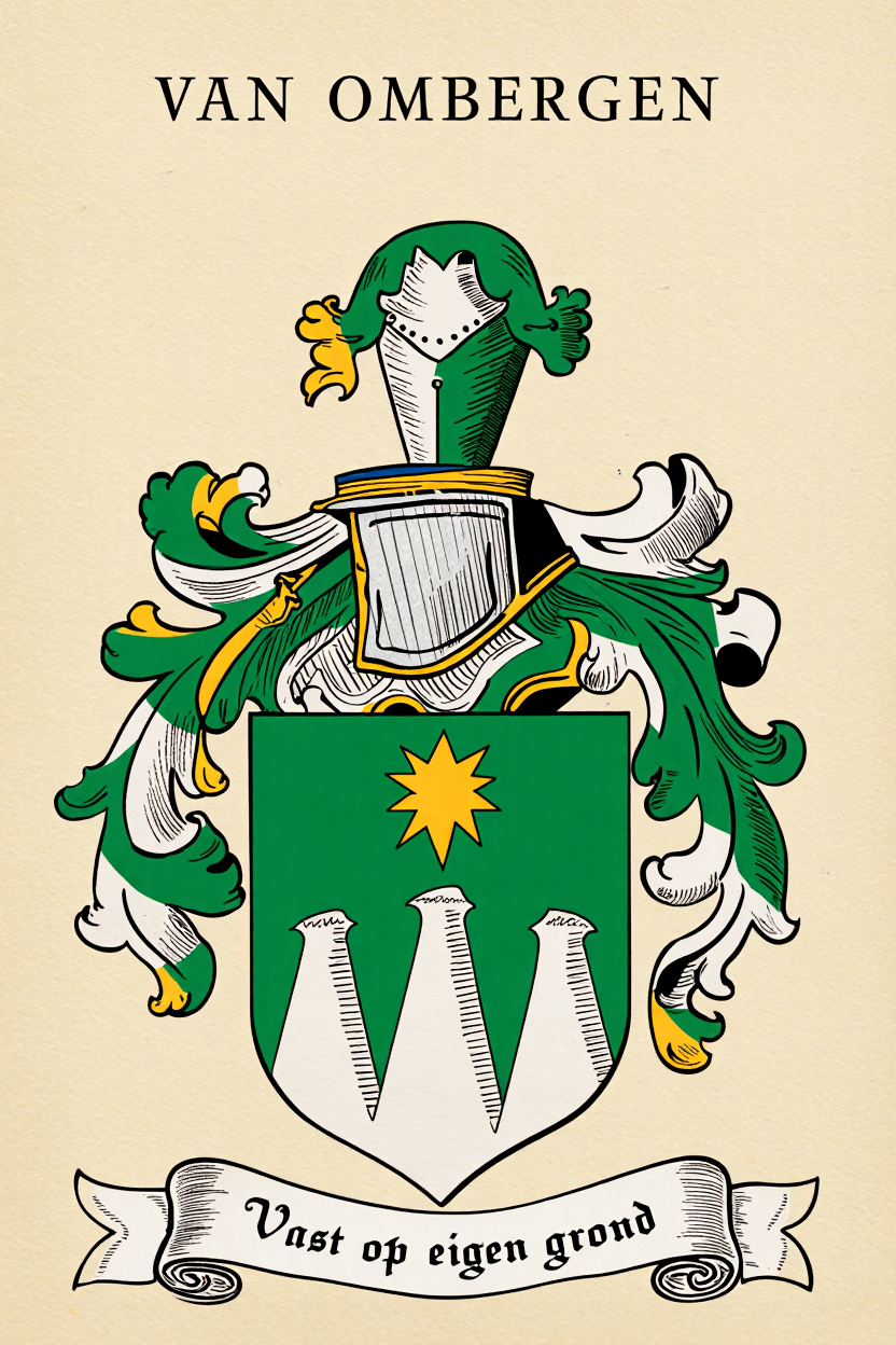 Familiewapen van de achternaam VAN OMBERGEN