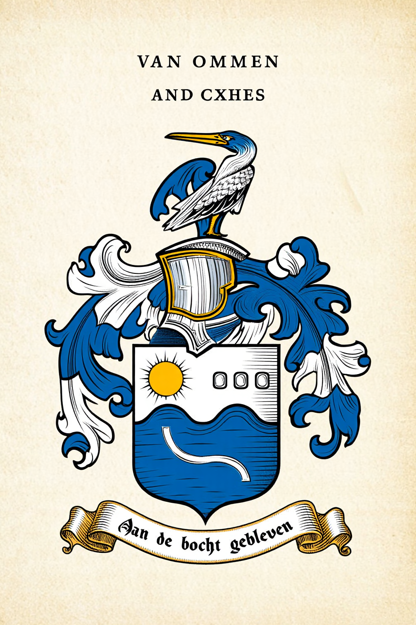 Familiewapen van de achternaam VAN OMMEN