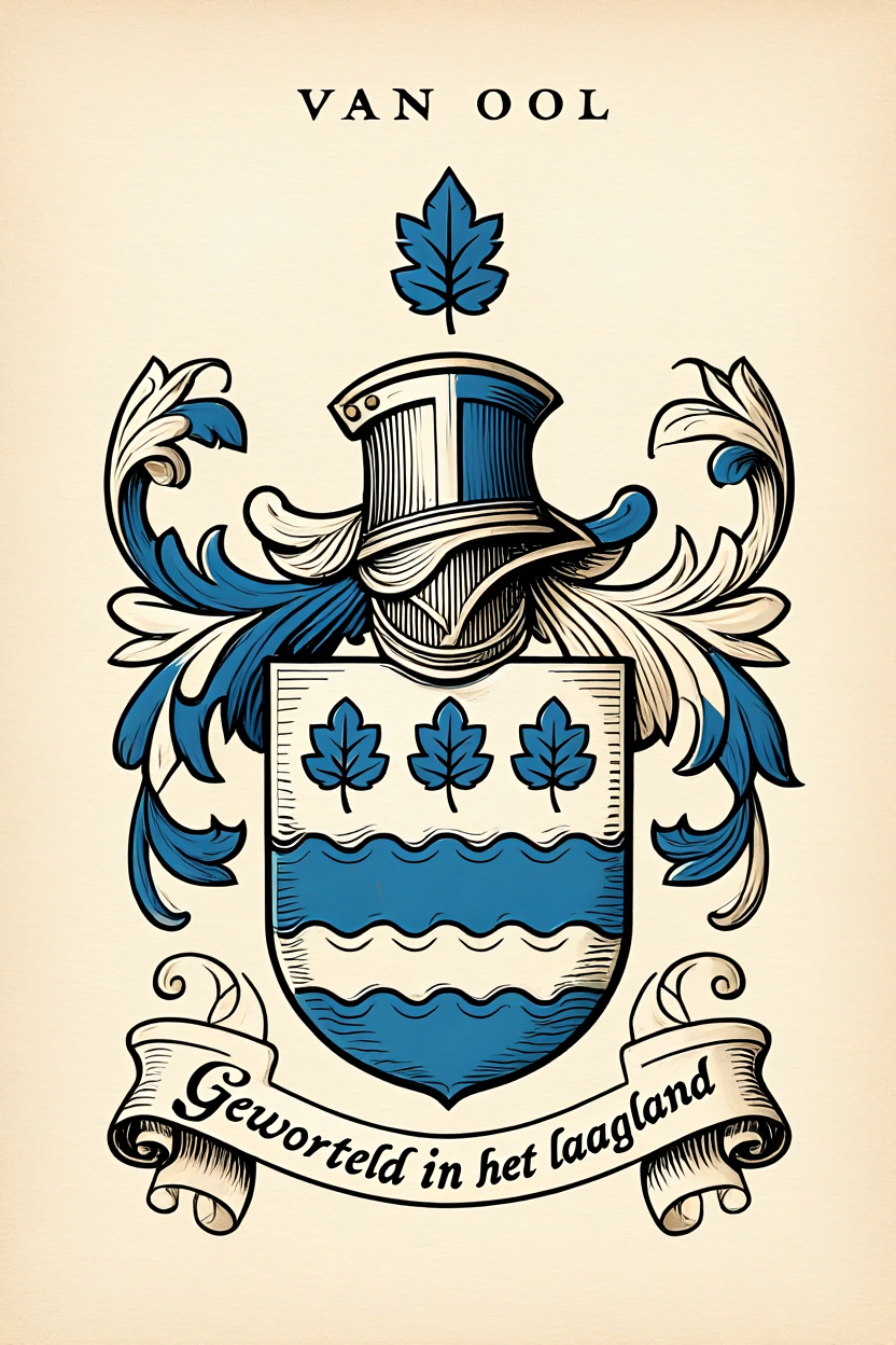 Familiewapen van de achternaam VAN OOL