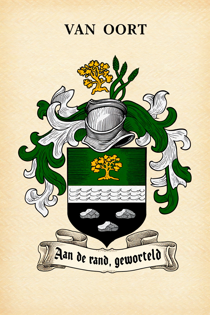 Familiewapen van de achternaam VAN OORT
