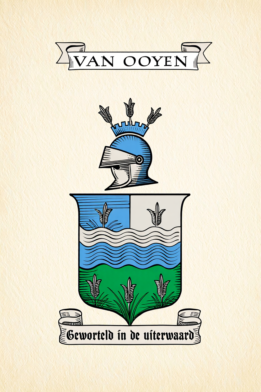 Familiewapen van de achternaam VAN OOYEN
