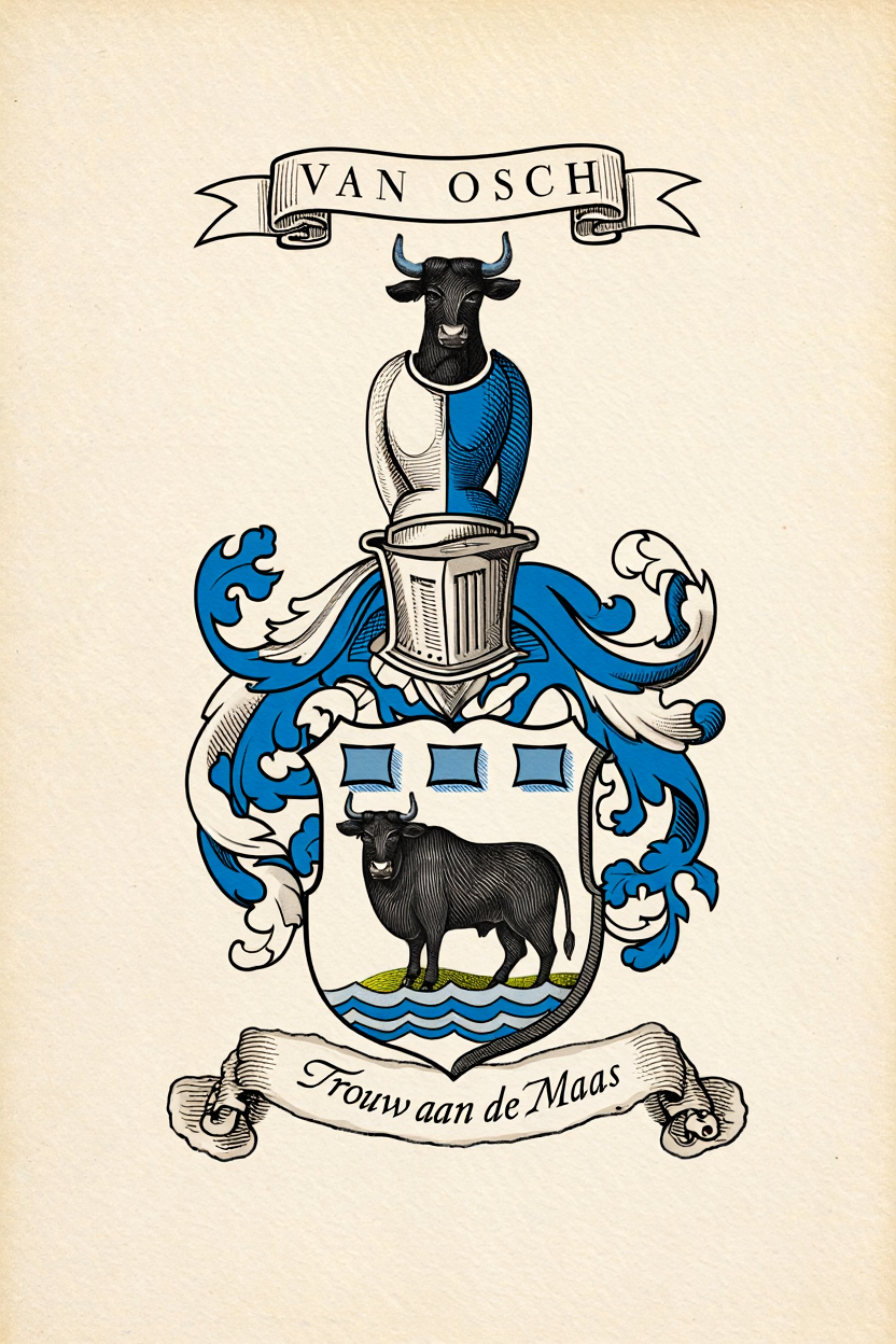 Familiewapen van de achternaam VAN OSCH