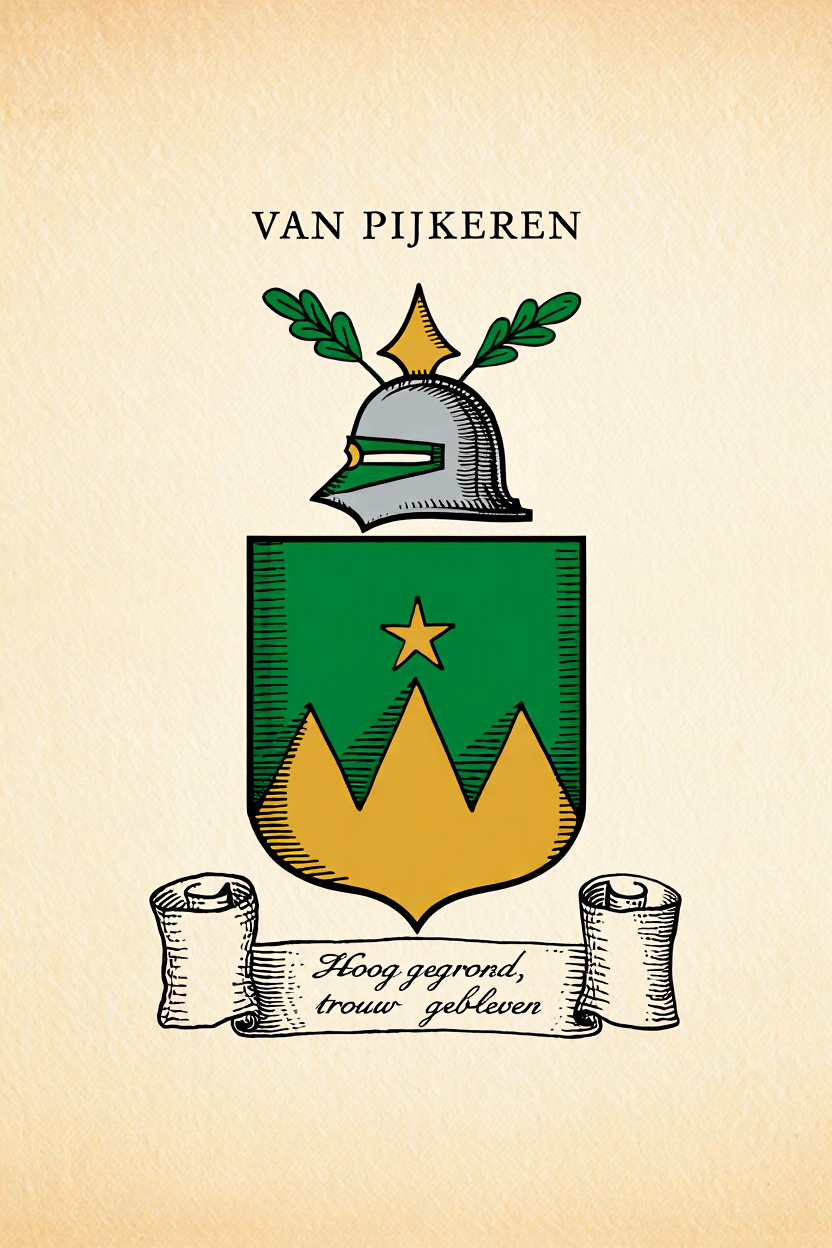 Familiewapen van de achternaam VAN PIJKEREN