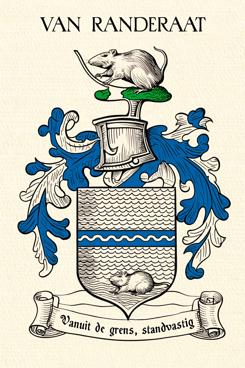 Familiewapen van de achternaam VAN RANDERAAT