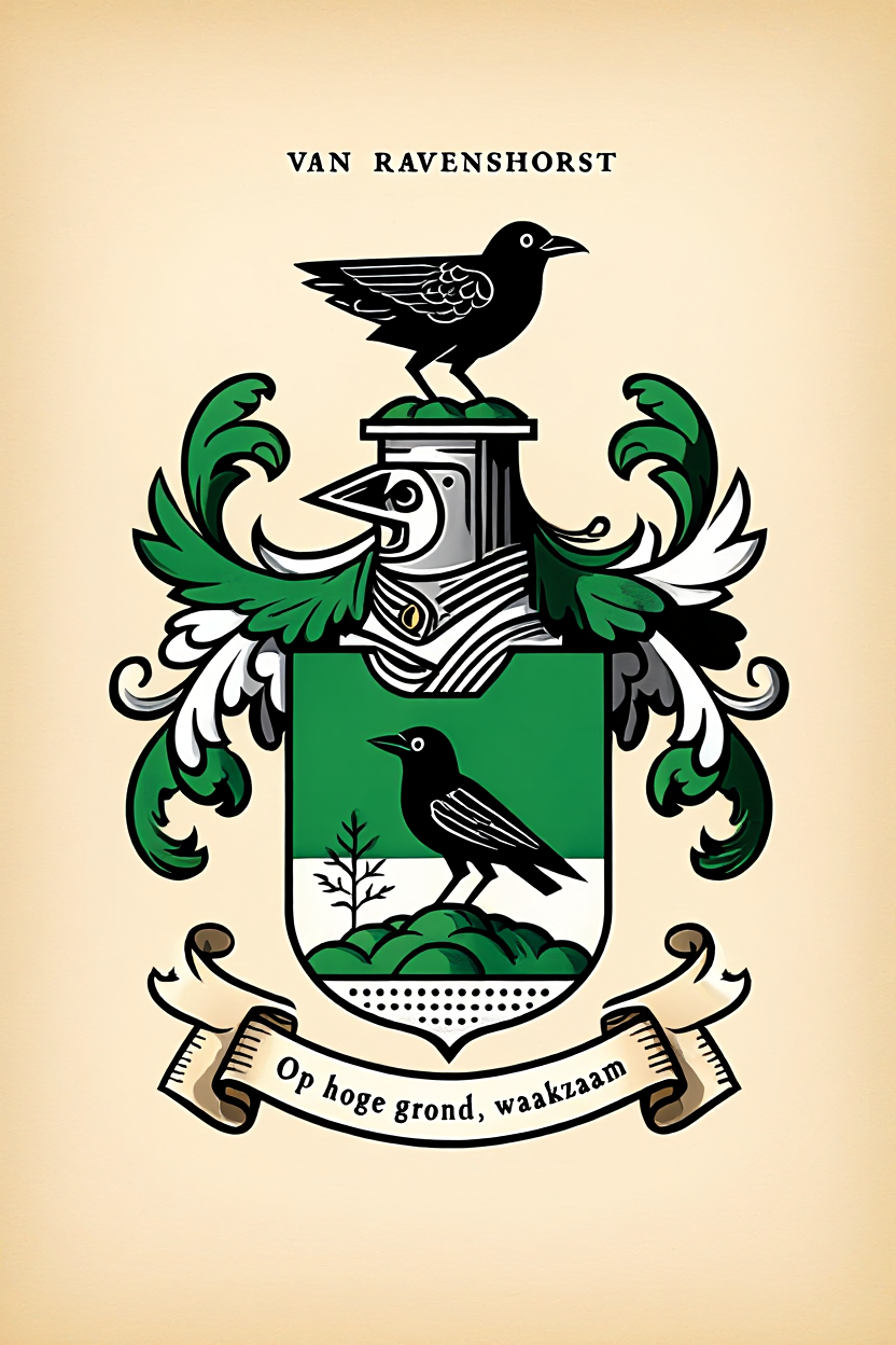 Familiewapen van de achternaam VAN RAVENSHORST