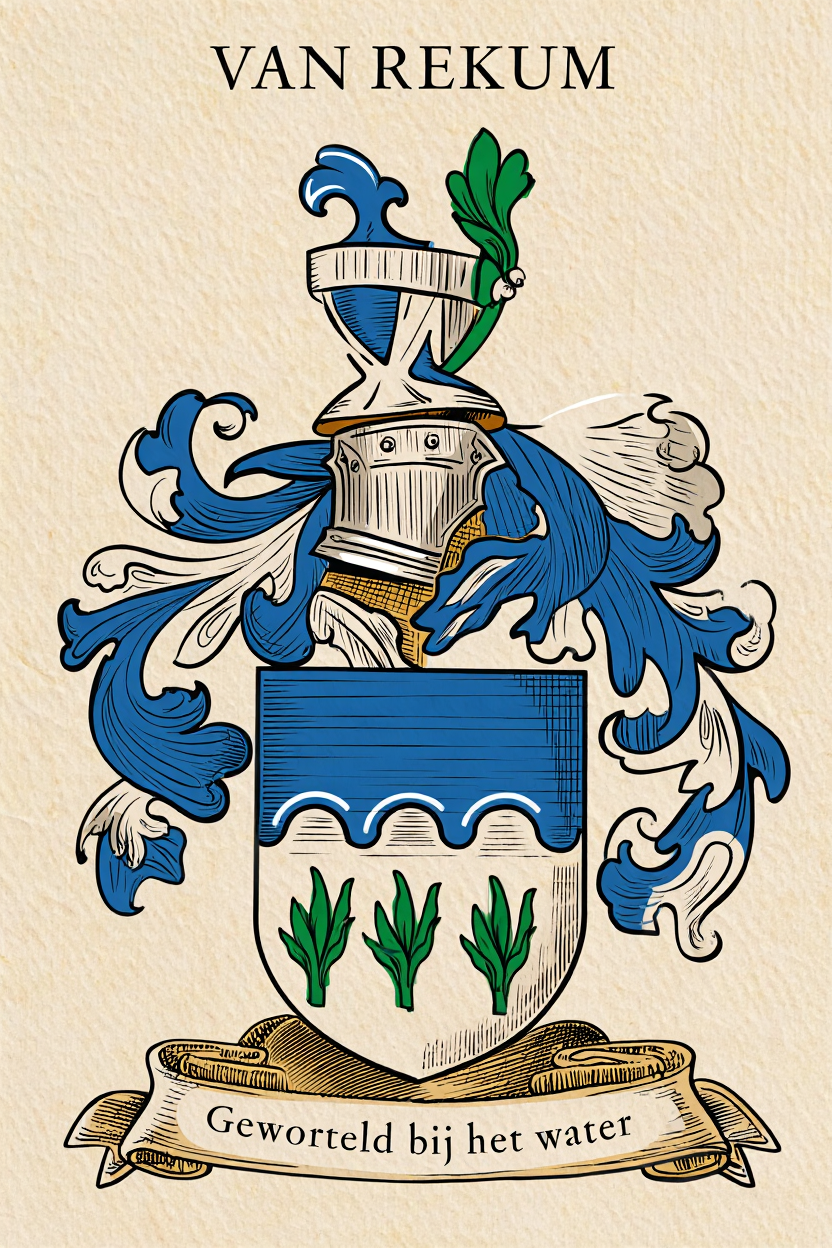 Familiewapen van de achternaam VAN REKUM