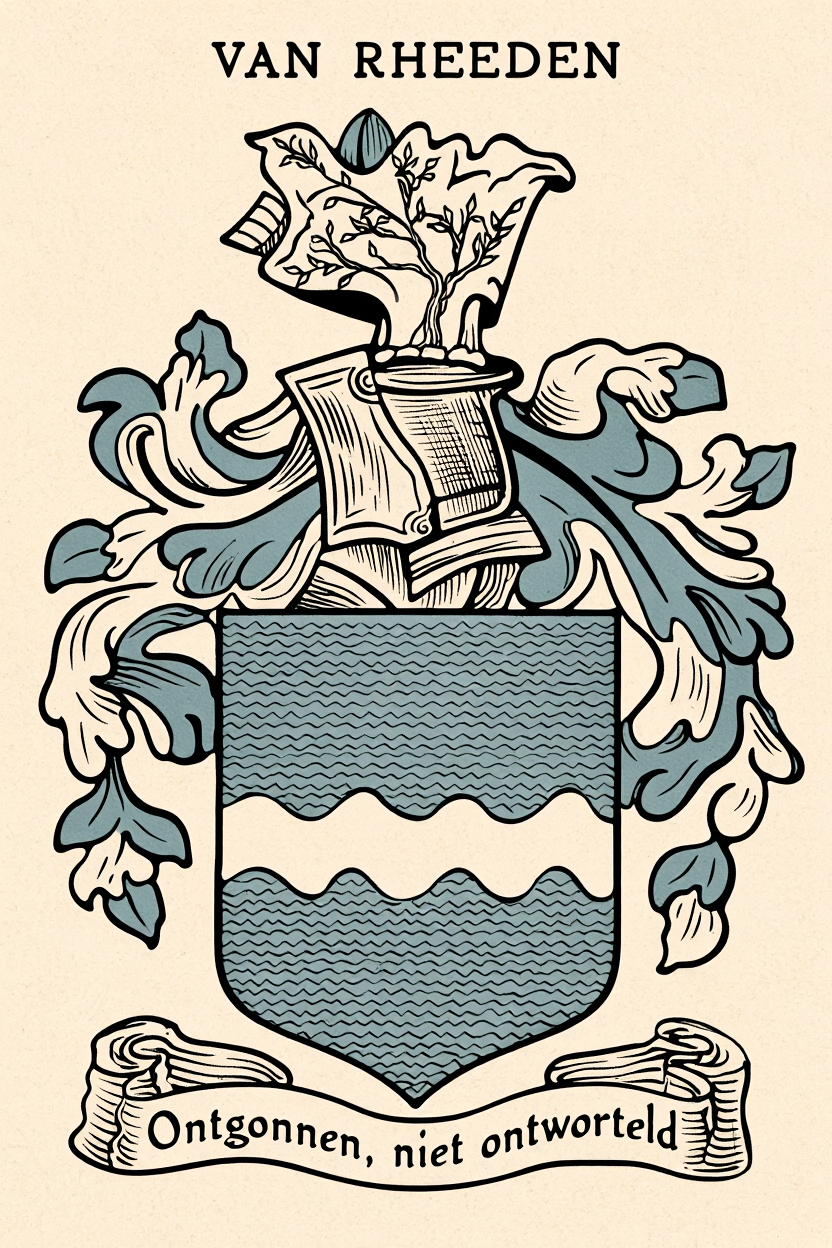 Familiewapen van de achternaam VAN RHEEDEN