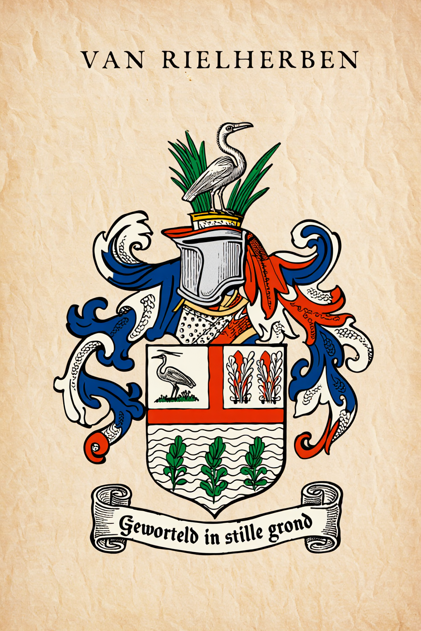 Familiewapen van de achternaam VAN RIELHERBEN