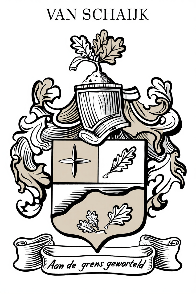 Familiewapen van de achternaam VAN SCHAIJK