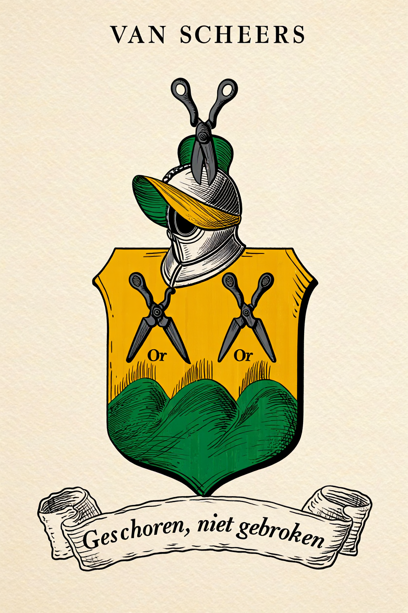 Familiewapen van de achternaam VAN SCHEERS