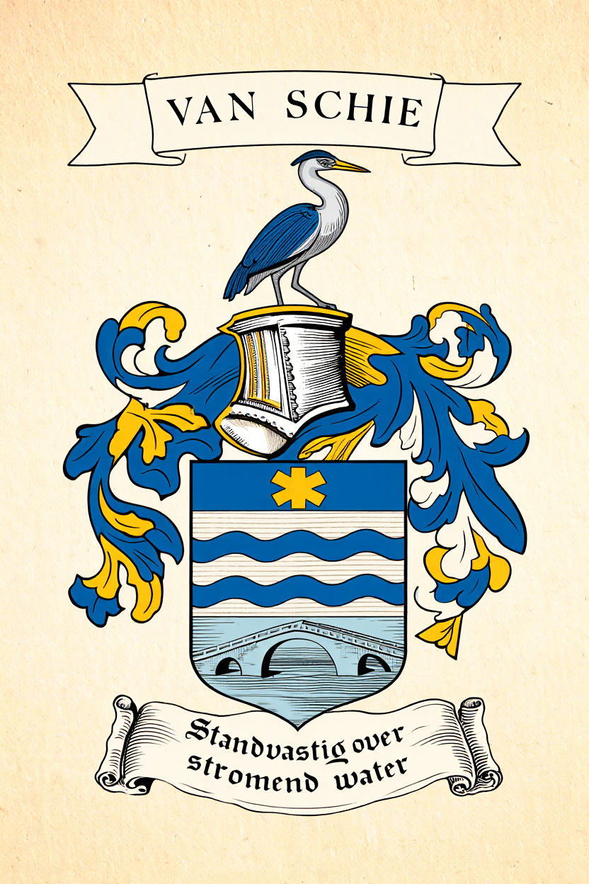 Familiewapen van de achternaam VAN SCHIE