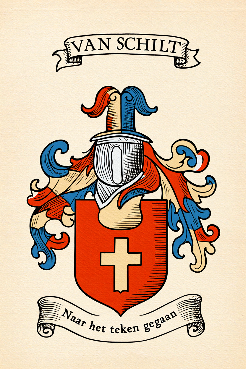 Familiewapen van de achternaam VAN SCHILT