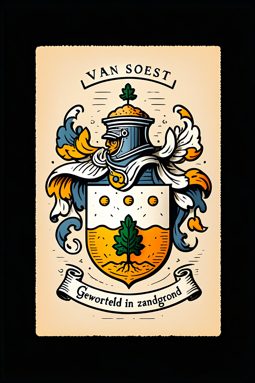 Familiewapen van de achternaam VAN SOEST