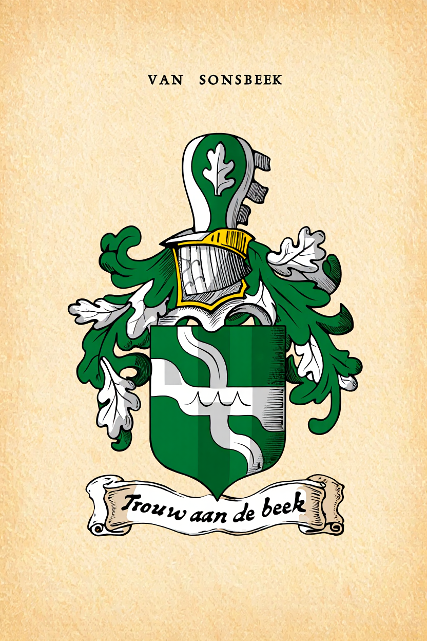 Familiewapen van de achternaam VAN SONSBEEK