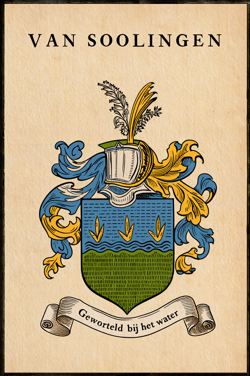 Familiewapen van de achternaam VAN SOOLINGEN