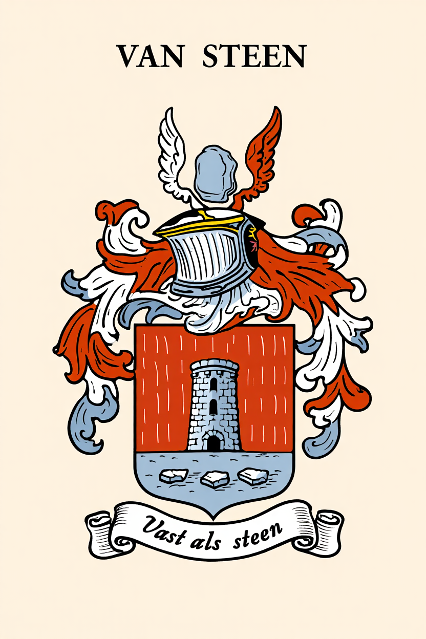 Familiewapen van de achternaam VAN STEEN