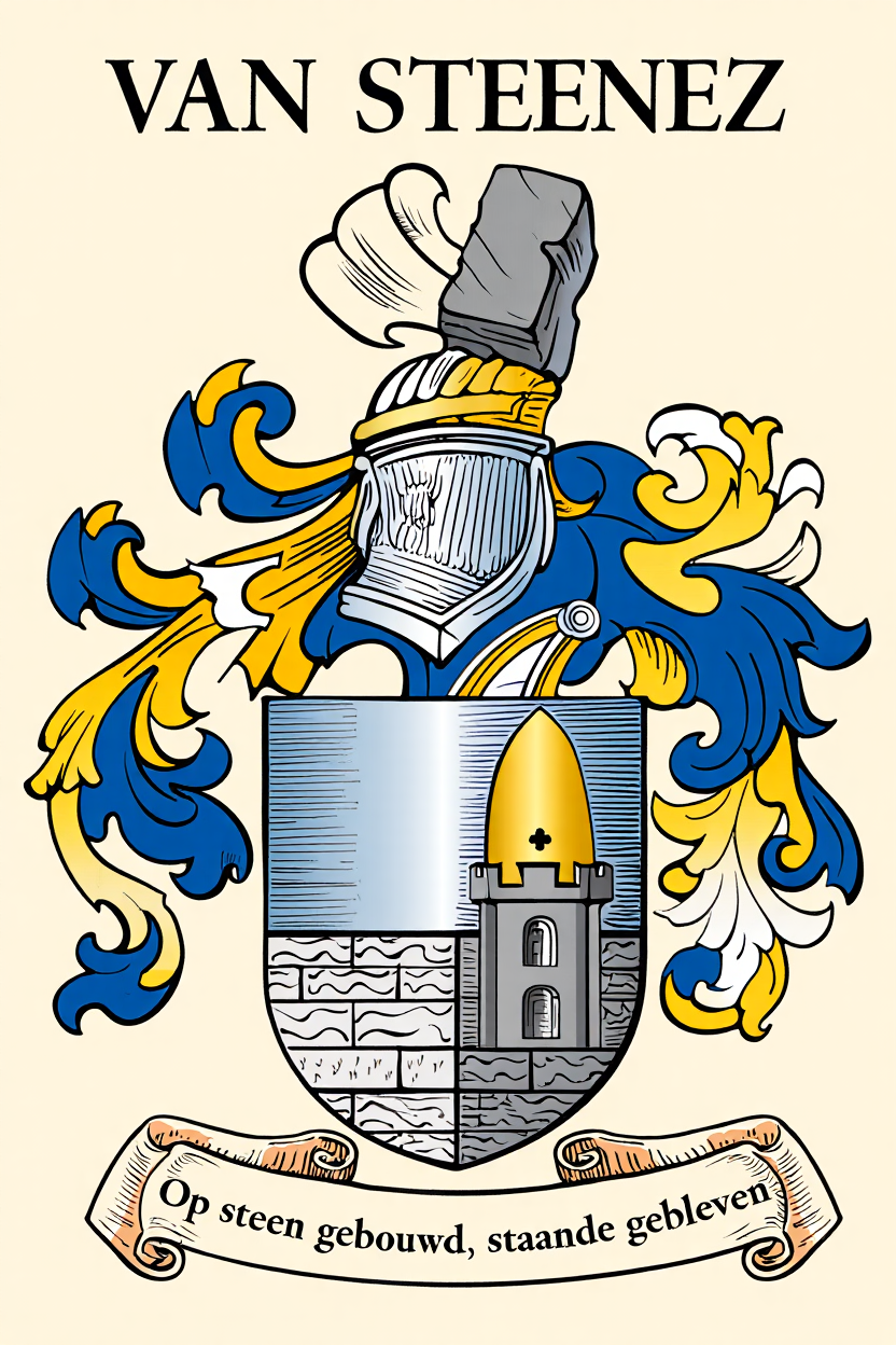 Familiewapen van de achternaam VAN STEENEZ