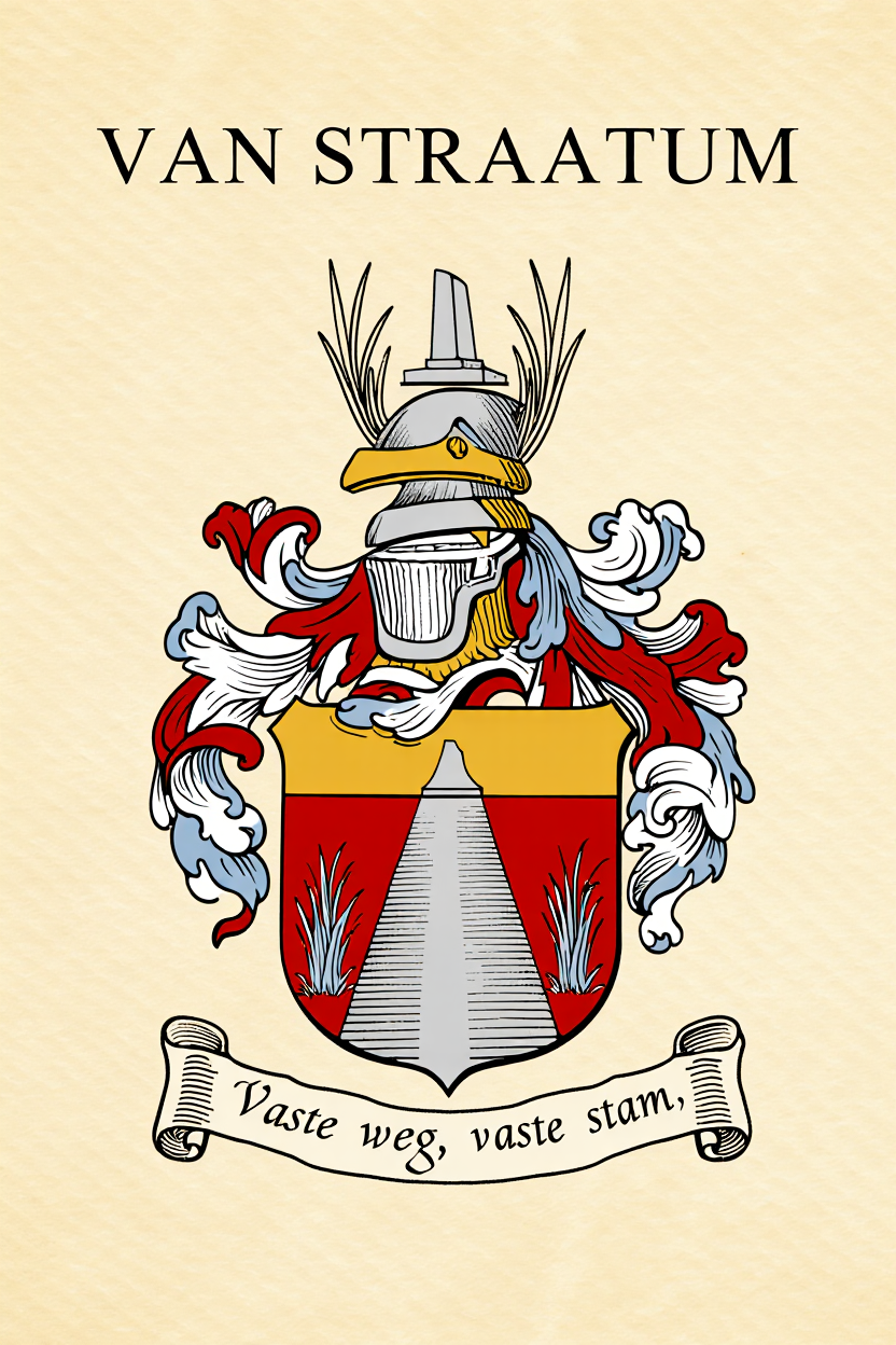 Familiewapen van de achternaam VAN STRAATUM