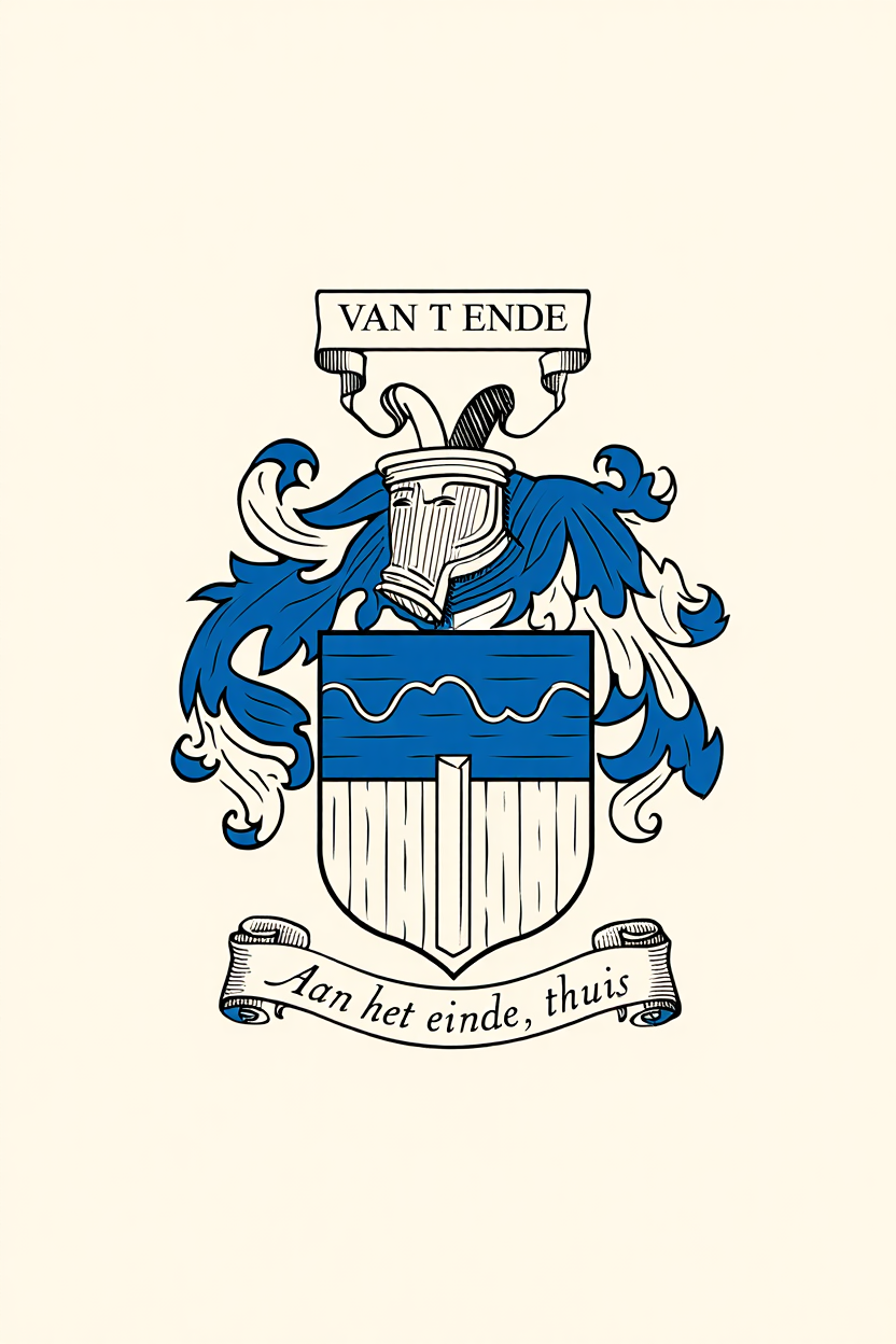 Familiewapen van de achternaam VAN T ENDE
