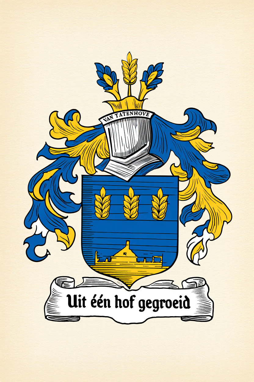 Familiewapen van de achternaam VAN TATENHOVE
