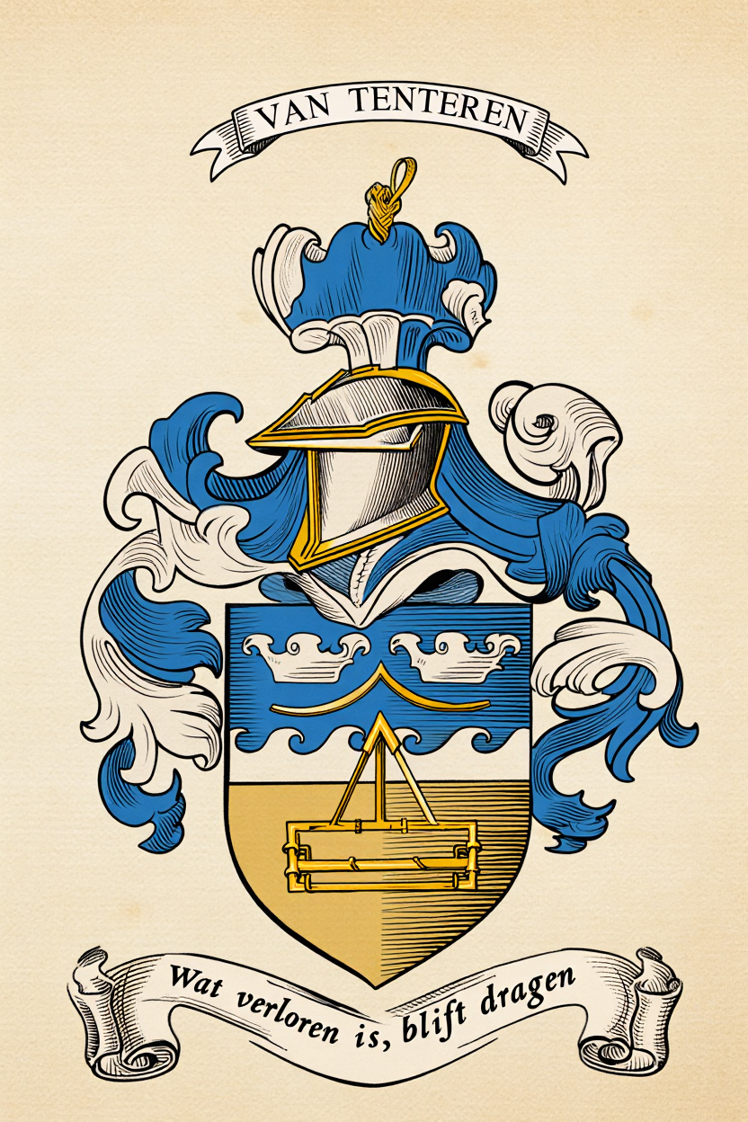 Familiewapen van de achternaam VAN TENTEREN