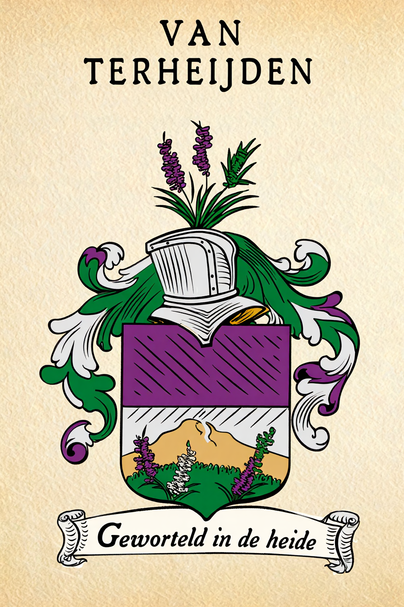 Familiewapen van de achternaam VAN TERHEIJDEN