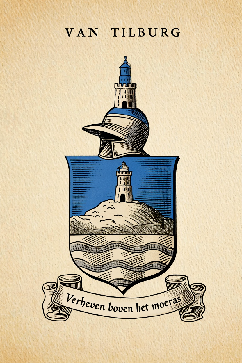 Familiewapen van de achternaam VAN TILBURG
