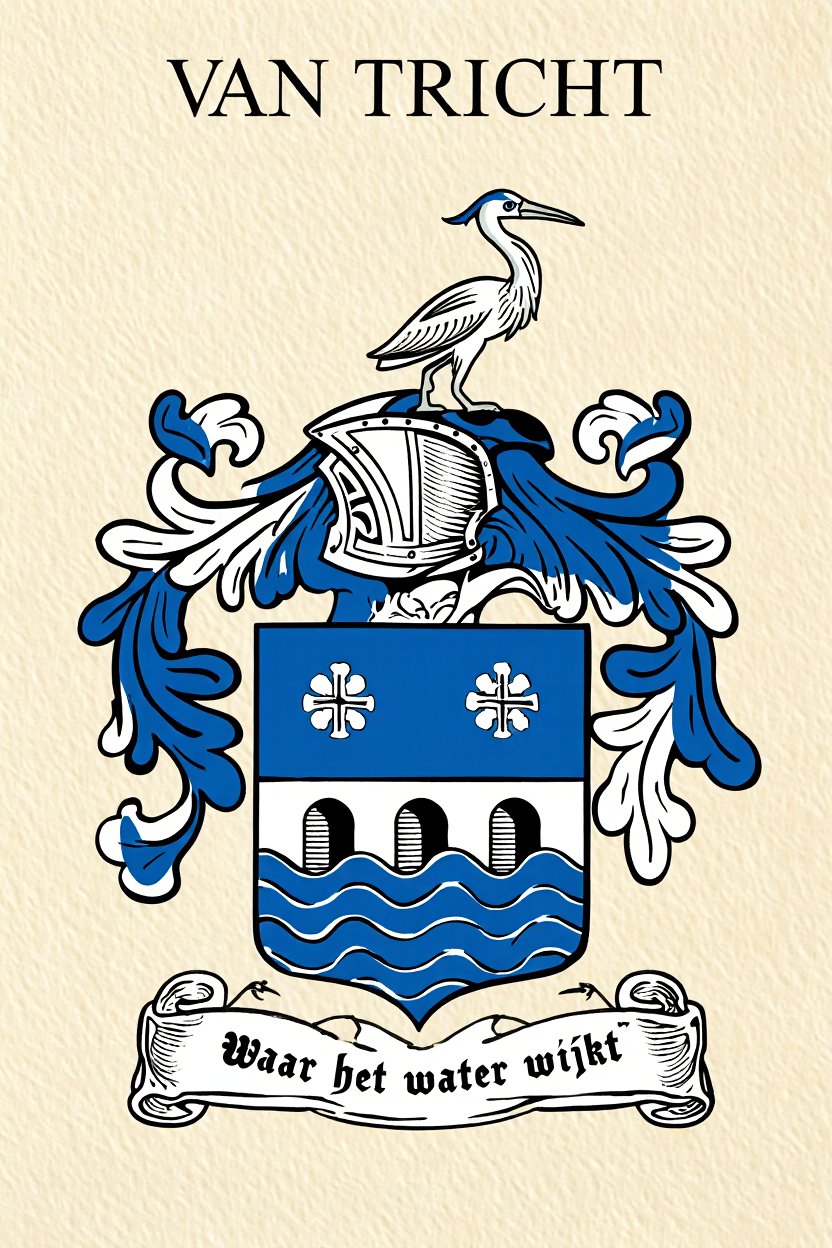 Familiewapen van de achternaam VAN TRICHT