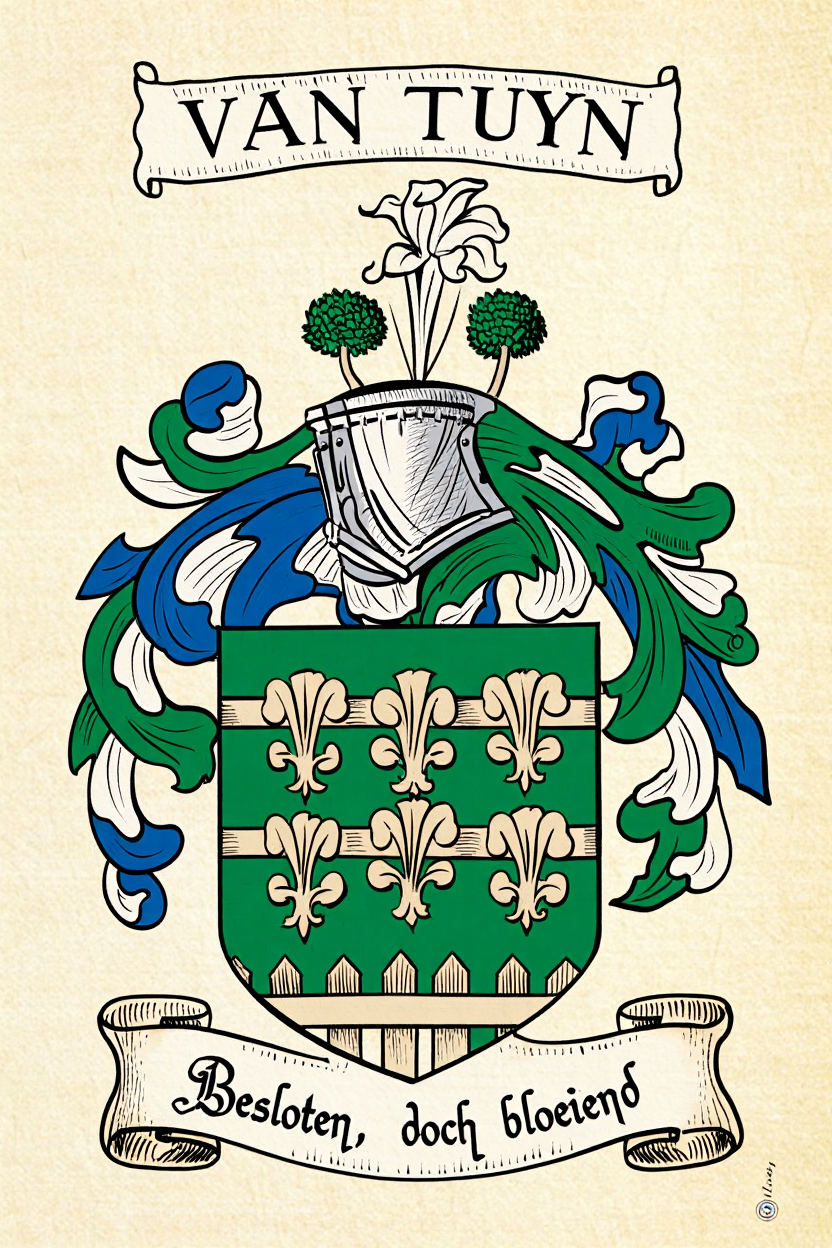 Familiewapen van de achternaam VAN TUYN