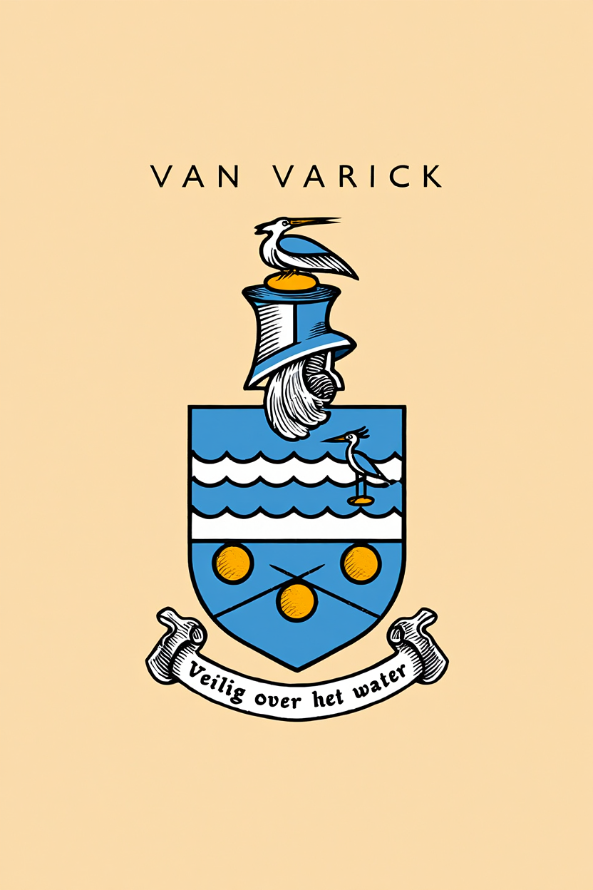 Familiewapen van de achternaam VAN VARICK