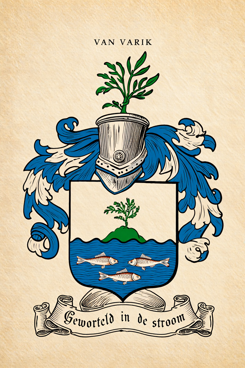 Familiewapen van de achternaam VAN VARIK