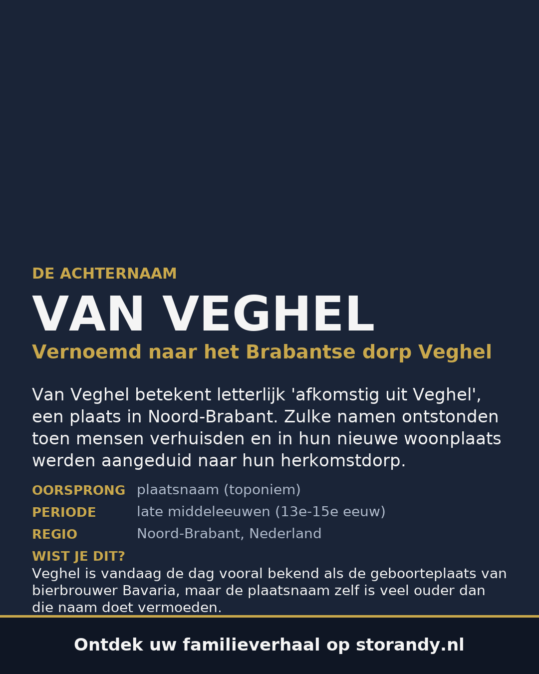 Familiewapen van de achternaam VAN VEGHEL