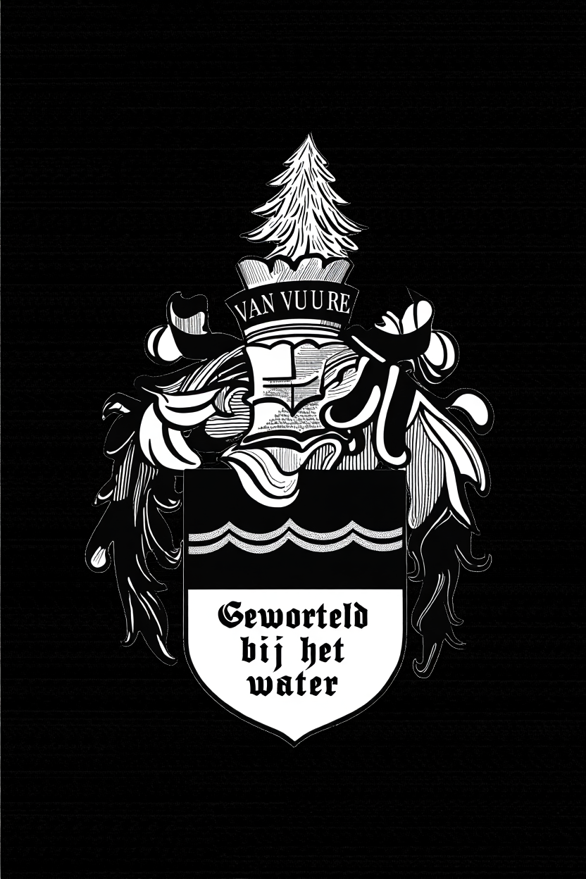 Familiewapen van de achternaam VAN VUURE (vergrendeld)