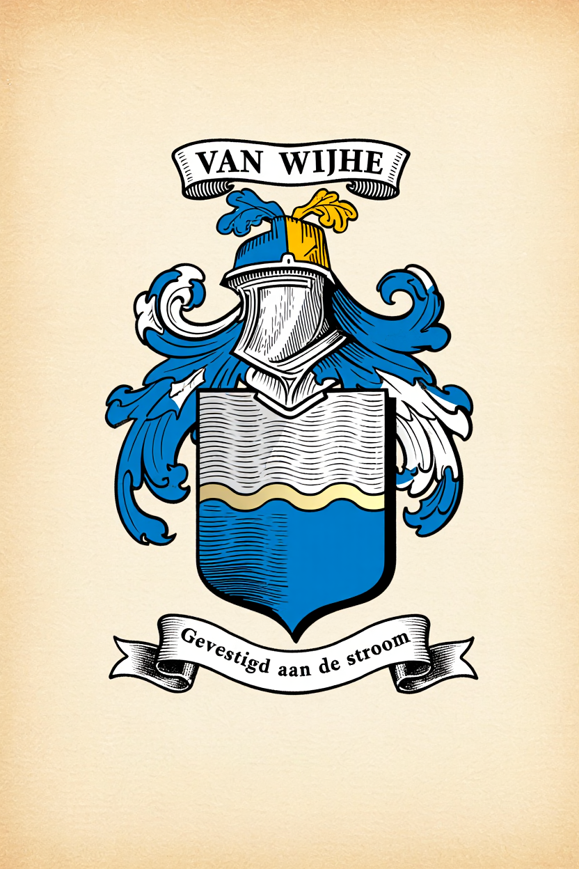Familiewapen van de achternaam VAN WIJHE